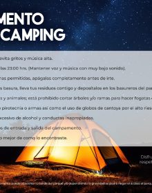 Reglamento área de Camping